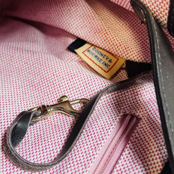 Vintage Dooney & Bourke Medium Logo Lock Stachel Purse Handbag GI358 Giraffe - Picture 12 of 16